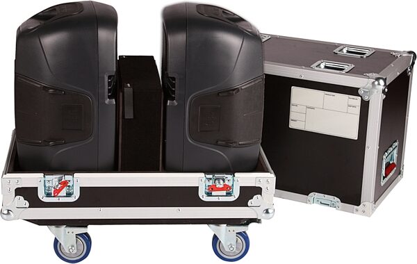 Gator Tour Style Transporter for Loudspeakers, Action Position Back