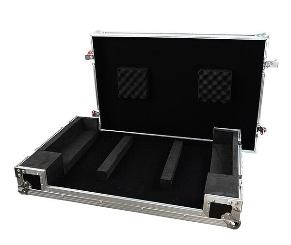 Gator GTOURNS7II ATA Wood Flight Case for Numark NS7II, Open