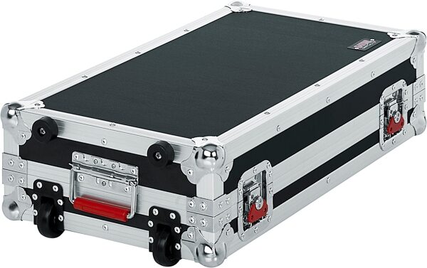 Gator G-TOUR Pedalboard with Wheels, Large, Action Position Back