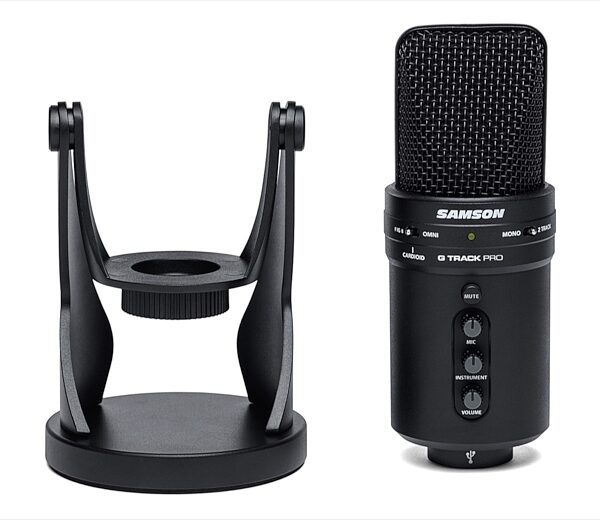 Samson G-Track Pro Studio USB Condenser Microphone, Black, USED, Warehouse Resealed, Alt5