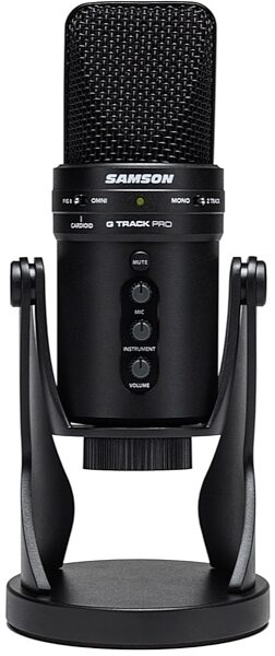 Samson G-Track Pro Studio USB Condenser Microphone, Black, Main