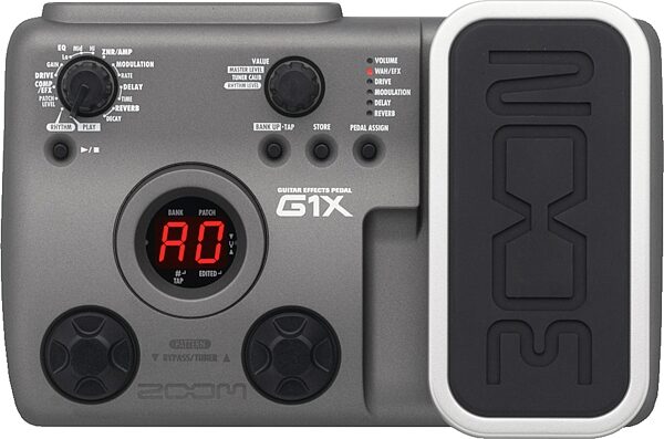 Zoom G1X Guitar Multi-Effects Pedal, Top