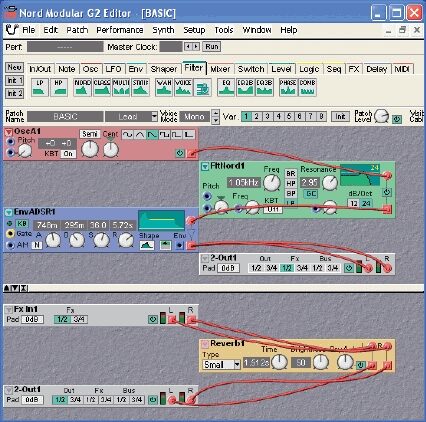 Clavia Nord Modular G2X 61-Key Modeling Synthesizer, Editor Screenshot 3