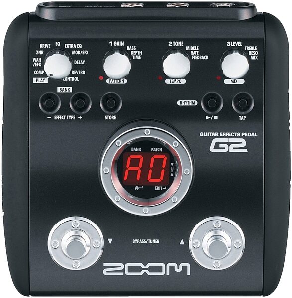 Zoom G2 Guitar Multi-Effects Pedal, Top