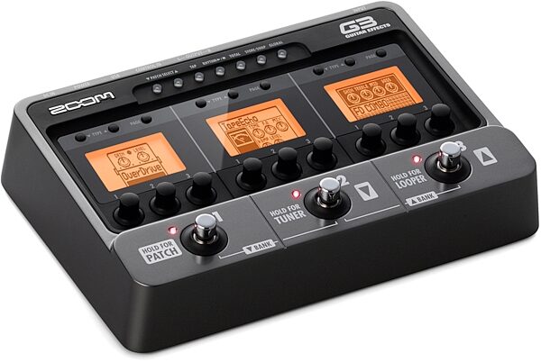 Zoom G3 Guitar Multi-Effects Pedal, Angle