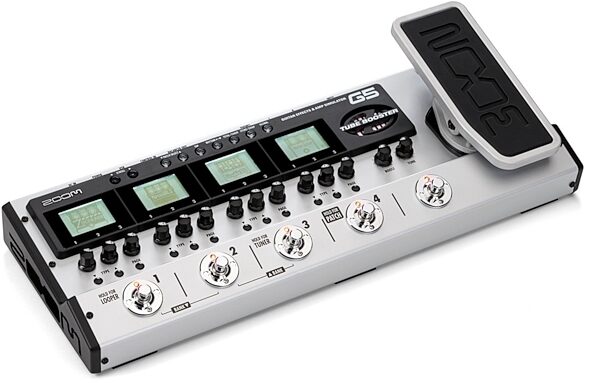 Zoom G5 Guitar Multi-Effects Pedal, Angle