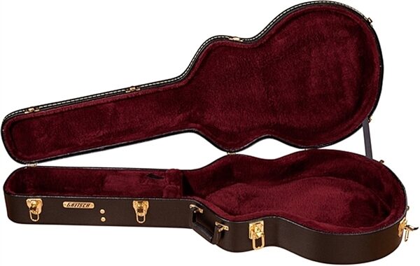Gretsch G6242L Falcon Armstrong CC Guitar Case, New, Open