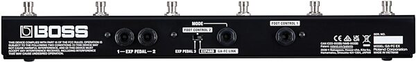 Boss GA-FC EX Foot Controller, New, Action Position Back
