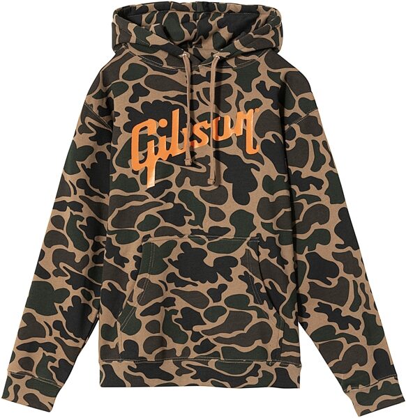 Gibson Camo Pullover Hoodie, Small, Action Position Back