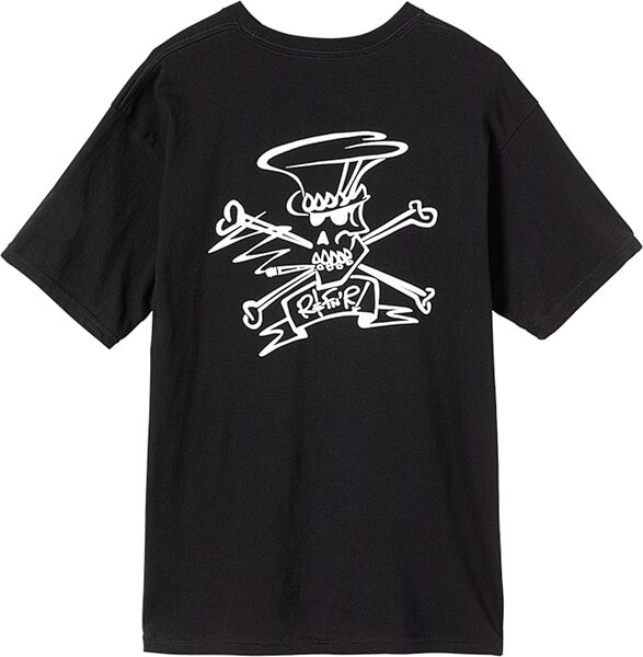 Gibson Slash Skully T-Shirt, Black, Large, Action Position Back