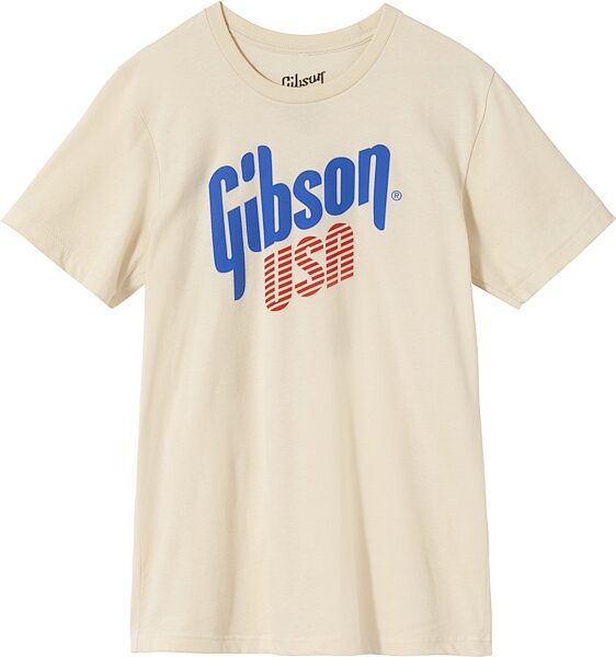 Gibson USA T-Shirt, Cream, Large, Action Position Back
