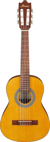 Ibanez GA1 1/2-Size Classical Acoustic Guitar, Open Pore Amber, Main