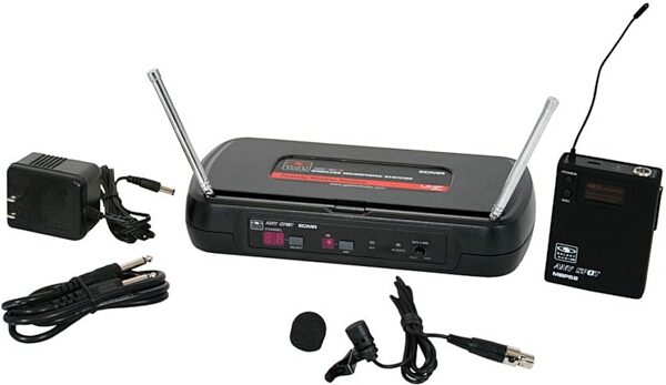 Galaxy Audio ECMR/52LV Lavalier Microphone Wireless System, Band D 584-607 MHz, Action Position Back