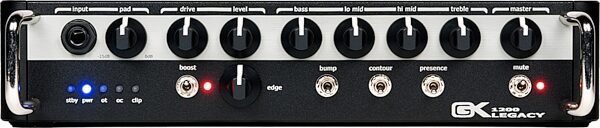 Gallien-Krueger Legacy 1200 Bass Amplifier Head (1200 Watts), New, Action Position Back