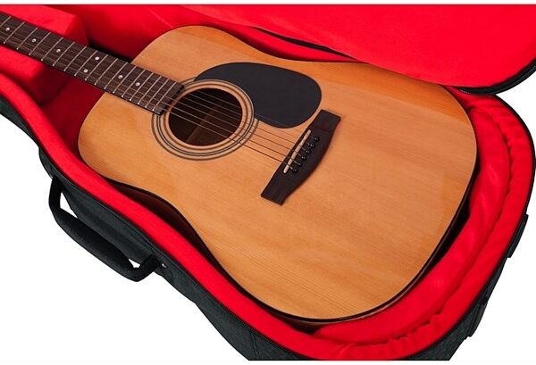 Gator Transit Series Acoustic Guitar Gig Bag, Charcoal, Alt9