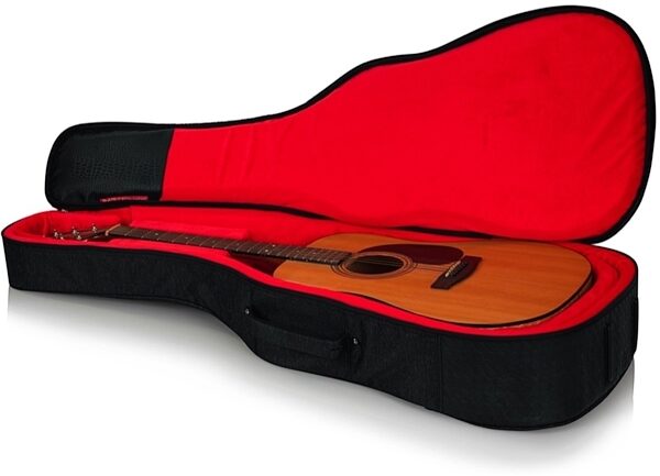 Gator Transit Series Acoustic Guitar Gig Bag, Charcoal, Alt5