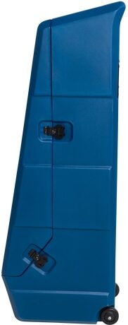 Gator Mini Vault for Two Electric Guitars, Blue, Action Position Back