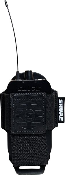 Shure Wireless Bodypack Transmitter Pouch, Black, Action Position Back