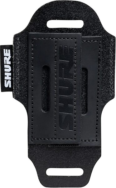 Shure Wireless Bodypack Transmitter Pouch, Black, Action Position Back