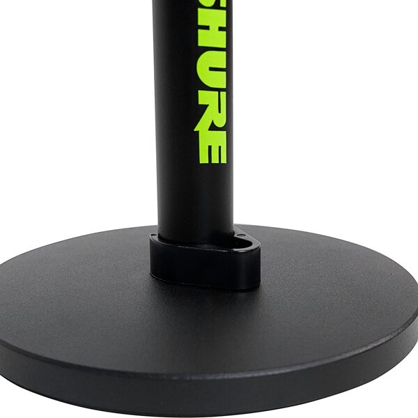 Shure by Gator SH-DESKTOP1 Round Base Desktop Microphone Stand, 6 inch, Open Box (Very Good), Action Position Back