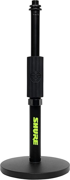 Shure by Gator SH-DESKTOP1 Round Base Desktop Microphone Stand, 6 inch, Open Box (Very Good), Action Position Back