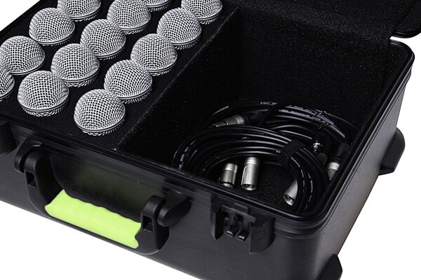 Shure x Gator TSA Molded Microphone Case, Fits 15 Microphones, SH-MICCASE15, Detail