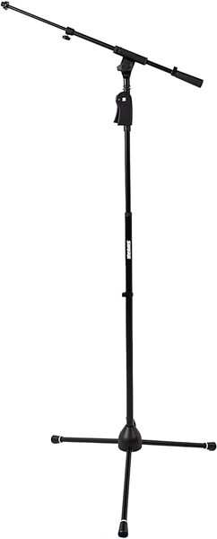 Shure SM58 Dynamic Handheld Microphone, Standard, with Tripod Boom Stand, Action Position Back