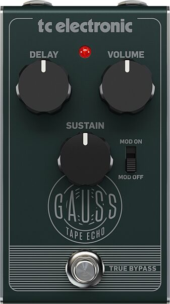 TC Electronic Gauss Tape Echo Pedal, Action Position Back