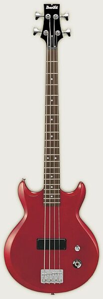 Ibanez GAXB150 32 Inch Scale Electric Bass Guitar, Metallic Red