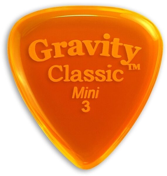 Gravity Picks Classic Mini Acrylic Guitar Pick, 3mm