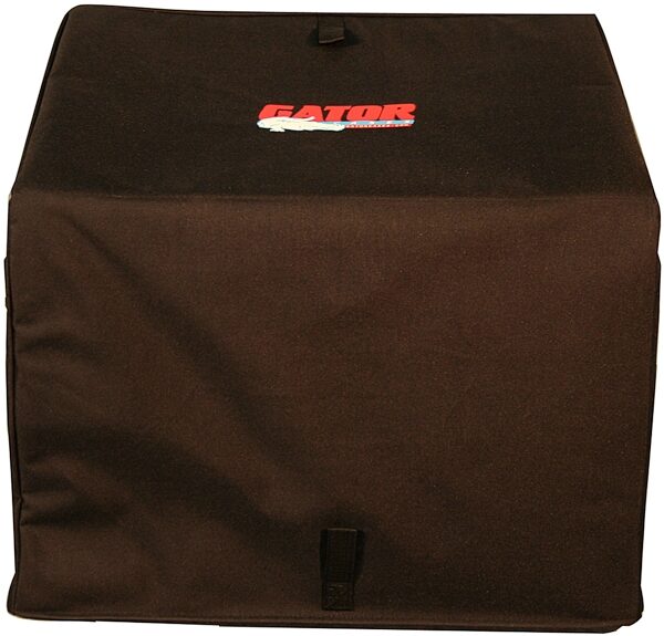 Gator GDJ10X6 Slant Top Console Mixer Station Rack Case, Front With Cover On