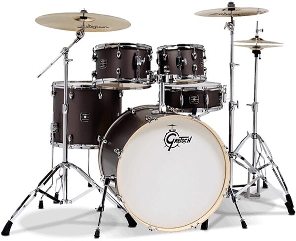 Gretsch GE4E825Z Energy Drum Set, 5-Piece (with Planet Z Cymbals), Main