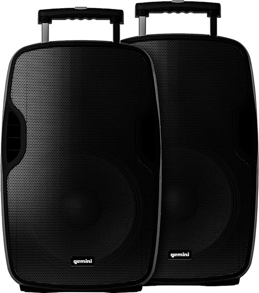 Gemini AS-15TOGO Powered Bluetooth Speaker, Pair, pack