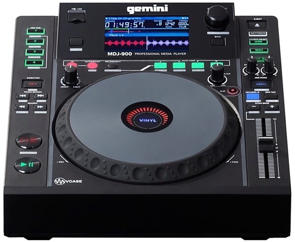 Gemini MDJ-900 USB Media Player and MIDI Controller, Warehouse Resealed, Main