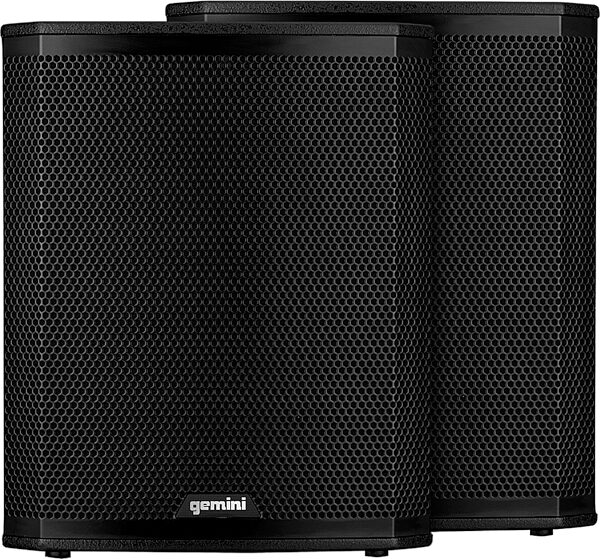 Gemini ZRX-S18BT Powered Bluetooth Subwoofer Speaker, Pair, pack