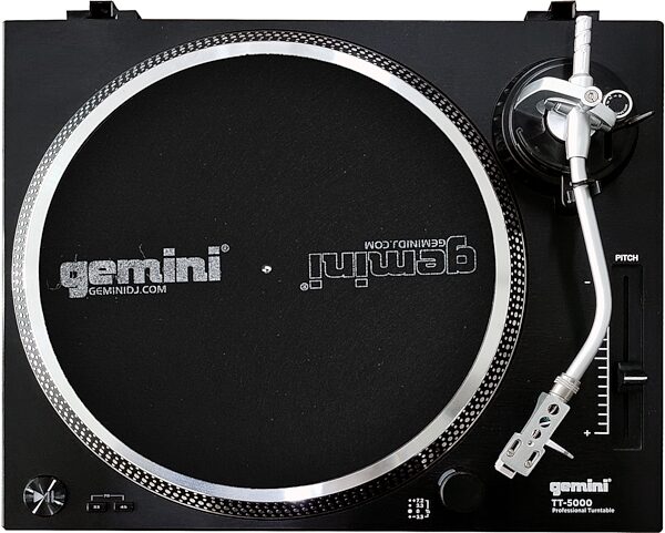 Gemini TT-5000 Direct-Drive USB Turntable, New, Action Position Front