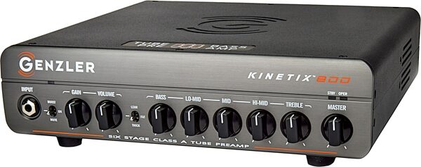 Genzler Kinetix 800 Bass Amplifier Head (800 Watts), New, Action Position Back