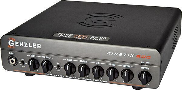 Genzler Kinetix 800 Bass Amplifier Head (800 Watts), New, Action Position Back