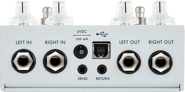 GFI Systems Specular Tempus Reverb and Delay Pedal, Action Position Back