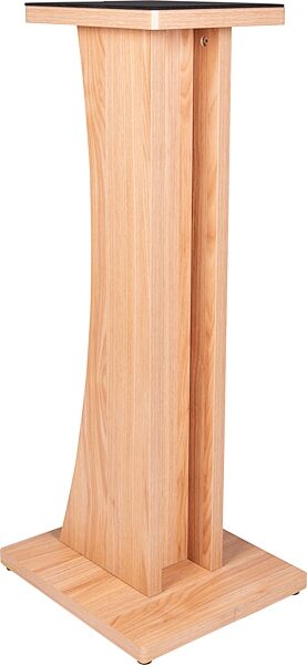 Gator Elite Series Studio Monitor Stand, Maple, 2-Pack, Angle
