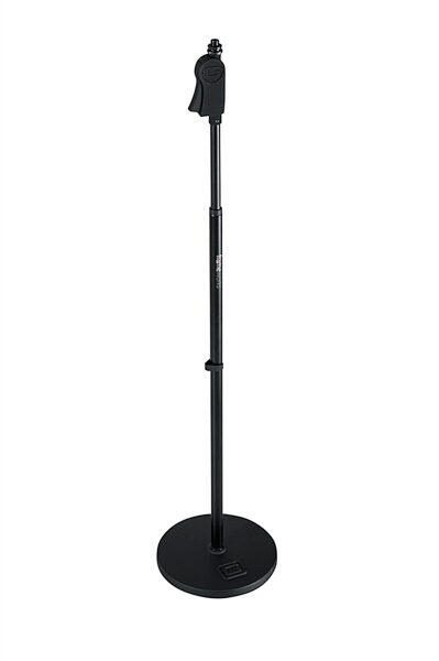 Gator Frameworks Deluxe Round Base Mic Stand, 10 inch Base, Blemished, view