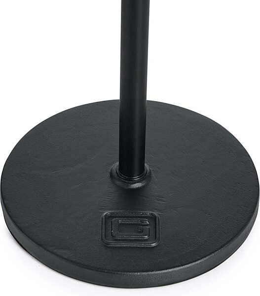 Gator Round Base Microphone Stand, 10 inch base, GFW-MIC-1000, Base Detail