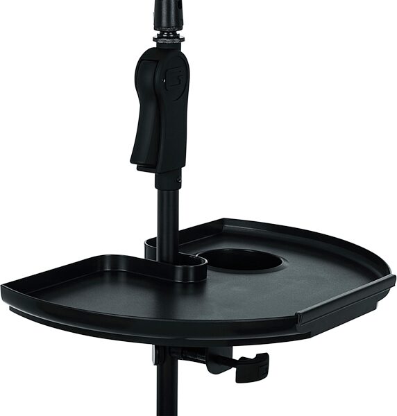 Gator GFW-MICACCTRAYXL XL Mic Stand Accessory Tray, New, Detail Side