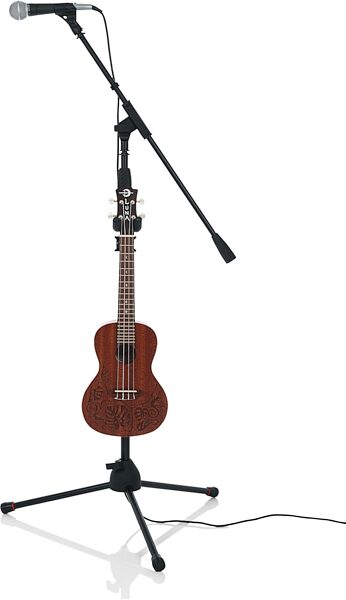 Gator GFW-MICUKE-HNGR Ukulele and Mandolin Microphone Stand Hanger, New, Action Position Front