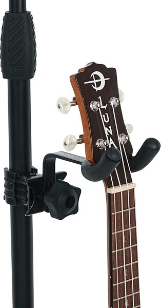 Gator GFW-MICUKE-HNGR Ukulele and Mandolin Microphone Stand Hanger, New, Action Position Side