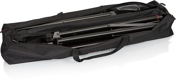 Gator GFW-SPK-4000SET Speaker Stands with Bag, Action Position Front