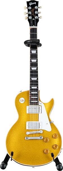 Gibson Axe Heaven Mini Replica Guitars, Les Paul Gold Top, Action Position Front