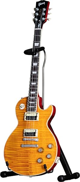 Gibson Axe Heaven Mini Replica Guitars, Slash Les Paul Standard Amber, Action Position Back