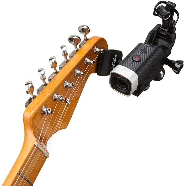 Zoom GHM-1 Guitar Headstock Mount for Action Cameras, New, Main