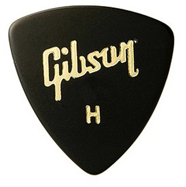 Gibson Wedge Picks, Black, Heavy, 72-Pack, view